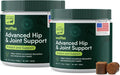 Wuffes Advanced Dog Hip and Joint Supplement with Glucosamine Chondroitin Omega 3 MSM and Green Lipped Mussel (Pack of 2 Small &amp Large Breed)