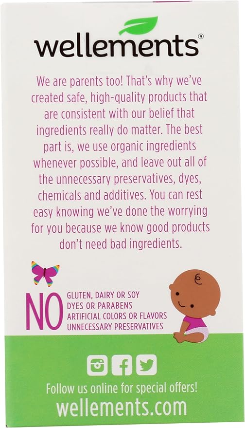 Wellements Organic Multivitamin Baby Drops Gluten Free 1 Fluid Ounces (Pack of 3)