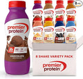 Premier Protein Shake 8 Flavor Variety Pack 30g Protein No Added Sugar 24 Vitamins &amp Minerals to Support Immune Health 11.5 fl oz 8 Pack