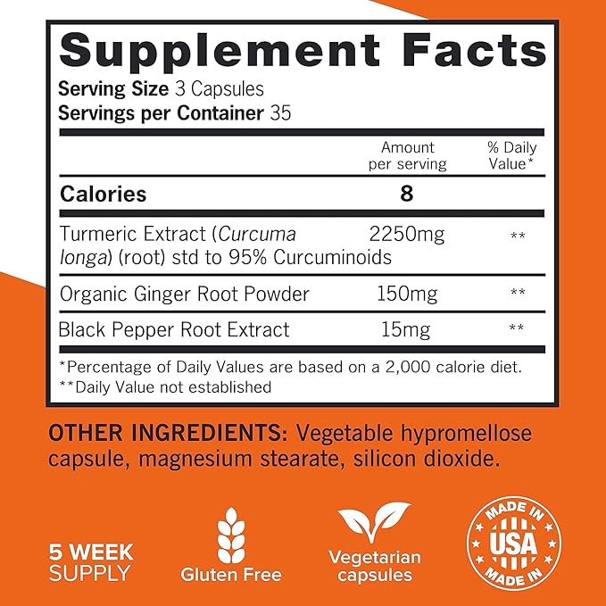 Qunol CoQ10 &amp Turmeric: Plus Ubiquinol CoQ10 90 Softgels &amp Turmeric Curcumin 2400mg 105 Capsules