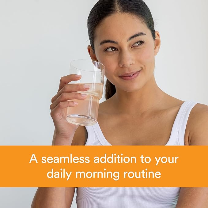 MitoQ Longevity Cellular Water Daily Powdered Drink Mix Natural Orange Flavor - Mitochondria-targeted Antioxidant - Cell Energy and Metabolism for Better Aging (Orange 30 Packets)