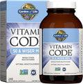 Garden of Life Multivitamin for Men - Vitamin Code 50 &amp Wiser Men's Raw Whole Food Vitamin Supplement with Probiotics Vegetarian 240 Capsules