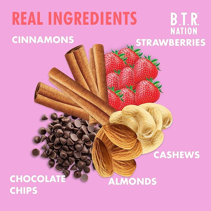 B.T.R. Nation Keto Superfood Protein Bars - Plant Based and Free of Sugar Alcohols | (12) Bar Variety Pack | Gluten Free and Boosted with Powerful Superfoods!