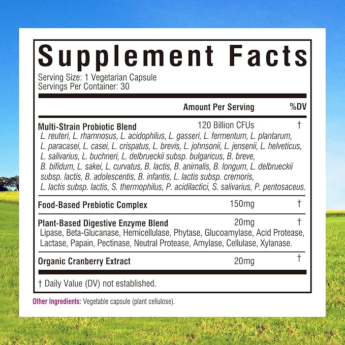 Innate Vitality Women’s Probiotics and Caffeine Capsules Bundle Non-GMO Dietary Supplements Vegan Capsules