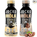 Jocko Fuel Mölk RTD Protein Shakes Bundle - Vanilla &amp Sweet Cream Coffee (Pack of 24)