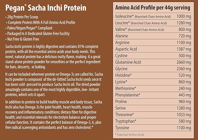 Julian Bakery Pegan Thin Protein Powder | Triple Chocolate | Organic Sacha Inchi Protein | 20g Protein | 6 Net Carbs | 2 LBS | 20 Servings
