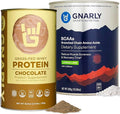 Gnarly Nutrition Gnarly Whey Grass-Fed Protein Supplement Chocolate (32.0oz) BCAAs Lemon Lime (10.58oz)