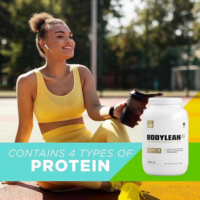 AdvoCare BodyLean25 - Protein Powder with Whey Protein Isolate - Supports Muscle Building &amp A Lean Body - Offers Energy Support* - Chocolate 4.5 oz