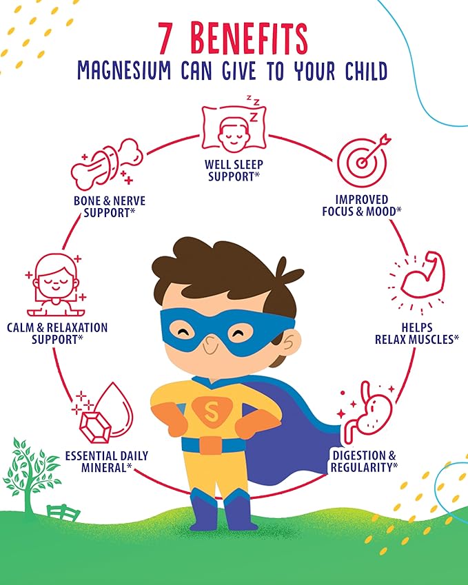 Magnesium Gummies for Kids &amp Vitamin D3 K2 Gummies 5000 IU - Immune &amp Bone Support - Sugar-Free Vitamin D Gummy Supplement - High-Absorption Vegan Gluten-Free Gummies for Adults