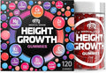 Height Growth Increase Gummies Vitamins Grow Tall Supplement Calcium Magnesium Zinc Ashwagandha Glucosamine Multivitamin for Teens Kids 120 Gummies