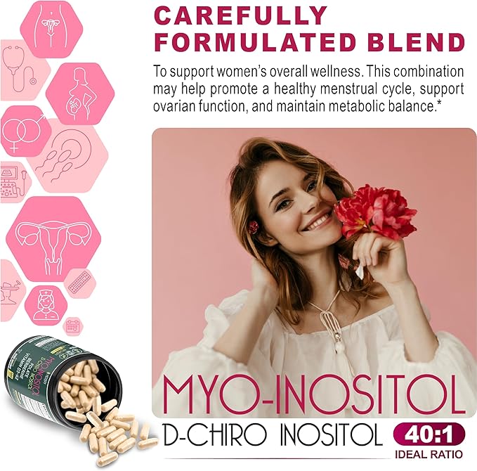 Bundle 6in1 Beet Root Supplements 100 Count &amp 6in1 Myo-inositol &amp D-Chiro Inositol Supplement for Women 120 Count - for Immune Heart Health &amp Overall Health