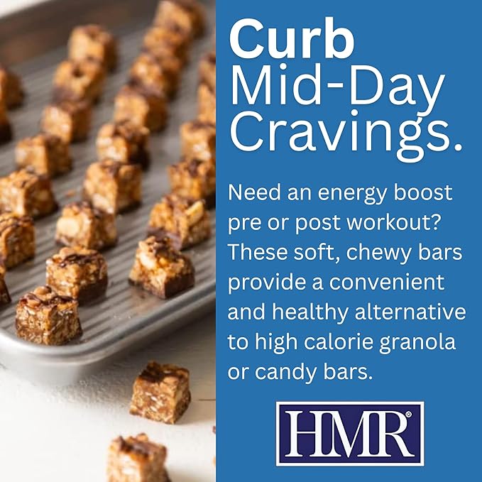 HMR Fudge Graham &amp Iced Oatmeal Protein Bars - Nutritious Low-Calorie Snacks with 10g Protein Each Perfect for Weight Maintenance and Healthy Dessert Options 24 Count Packs