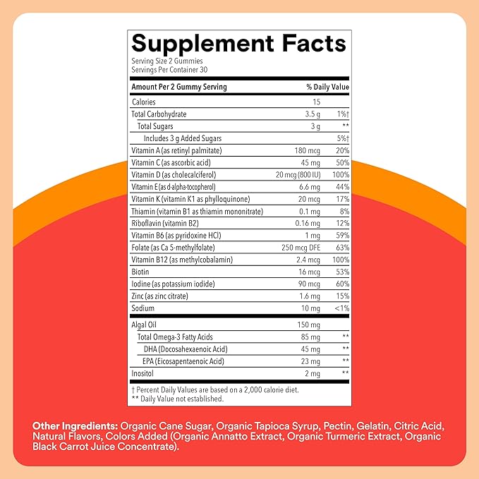 SmartyPants Family Daily Nutrition Bundle: Kids + Women’s Multivitamin Gummies with Omega-3 Vitamins D3 B12 A &amp Zinc – Gluten Free Non-GMO Clean Label Certified 60 &amp 90 Count (Pack of 2)