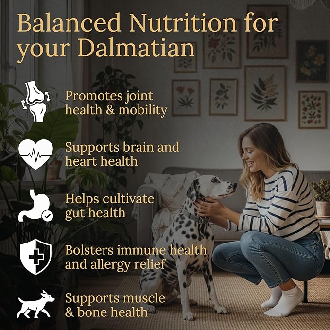 Dalmatian Multivitamins 90 Count Made in The USA with Real Bacon