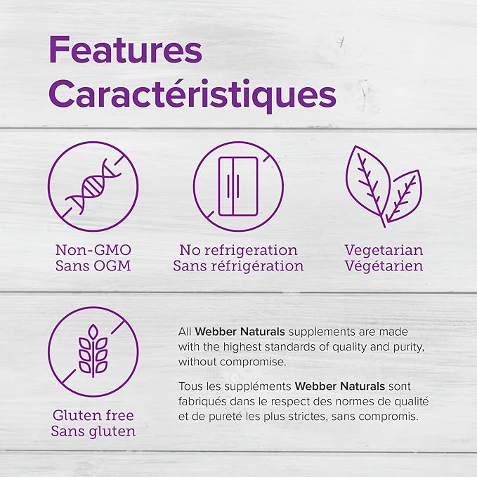 Webber Naturals Complete Probiotic Multi Strain 5 billion active cells 60 capsules