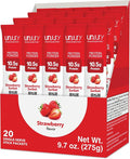 Unjury Whey Protein Powder Individual Stick Packs | Strawberry | 10.5g 100% Whey Isolate Protein Powder | Low Carb and Lactose Free | Gluten Free | Certified Kosher | 20 Servings