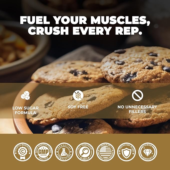 Underground Bio Labs Panda Fuel Premium Protein WheyHydrolyzed CollagenCaseinProbiotics Enzymes Keto FriendlyTime Release 25 Servings (2.5 Pound Cookies &amp Cream)