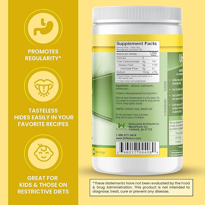 Dr. Natura® Unifiber Natural Fiber Supplement 8.4-Ounce
