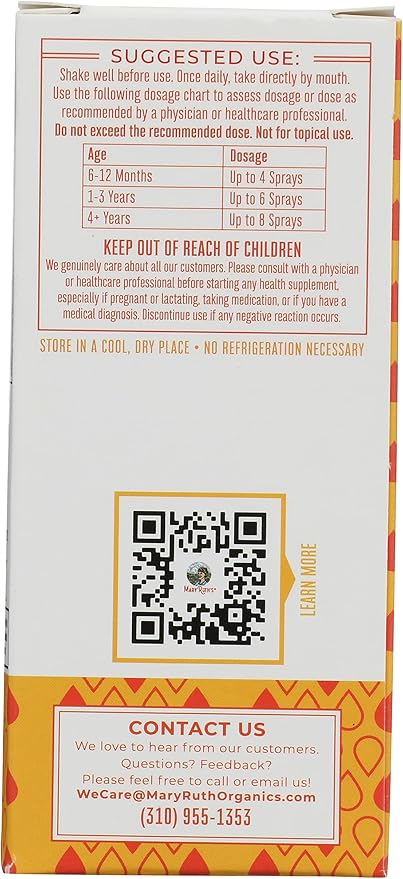 Mary Ruth's Organic Vitamin D3 Plus K2 Spray 1 FZ