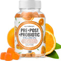 Prebiotic Probiotic &amp Postbiotic Gummies for Women Men &amp Kids Children - High Potency 5 Billion CFU - Sugar-Free &amp Gluten Free