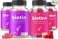 NutraChamps Biotin &amp Biotin+. The Complete Duo for Hair Skin and Nails. Biotin Collagen Keratin &amp More