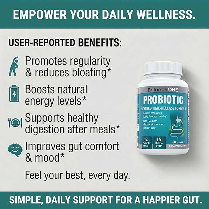 Balance ONE 2-Month Complete Digestive Support Bundle – Intestinal Barrier &amp Microbiome Kit – Includes 2X RevivaGut Powder &amp 1x Daily Probiotic (3 Pieces)