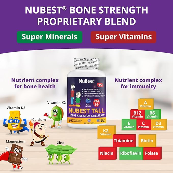 NuBest Tall Ultimate Growth Bundle: Family Pack Growth Supplements - Gummies Chewables &amp Capsules