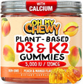 Center-Filled Vitamin D3 K2 &amp Calcium Gummies - Supplement for Healthy Teeth Bone &amp Energy - 5000 IU D3 120 mcg K2(MK-7) 120 mg CA - Vegan &amp Non-GMO - 120 Count