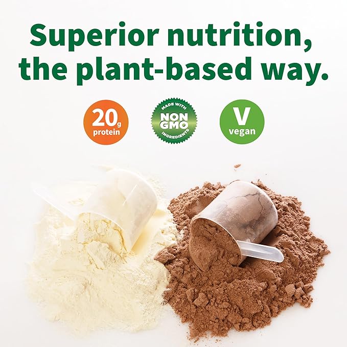 Vitamin Way Organic Protein Powder 20g Protein Rich Chocolate Vegan Dairy Free Gluten Free 18.6 oz