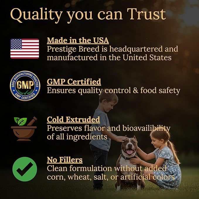 Multivitamins Balanced Nutrition for Your Pit Bull 90 Count Made in The USA with Real Bacon