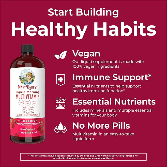 MaryRuth Organics Morning Multivitamin Hair Growth Bundle