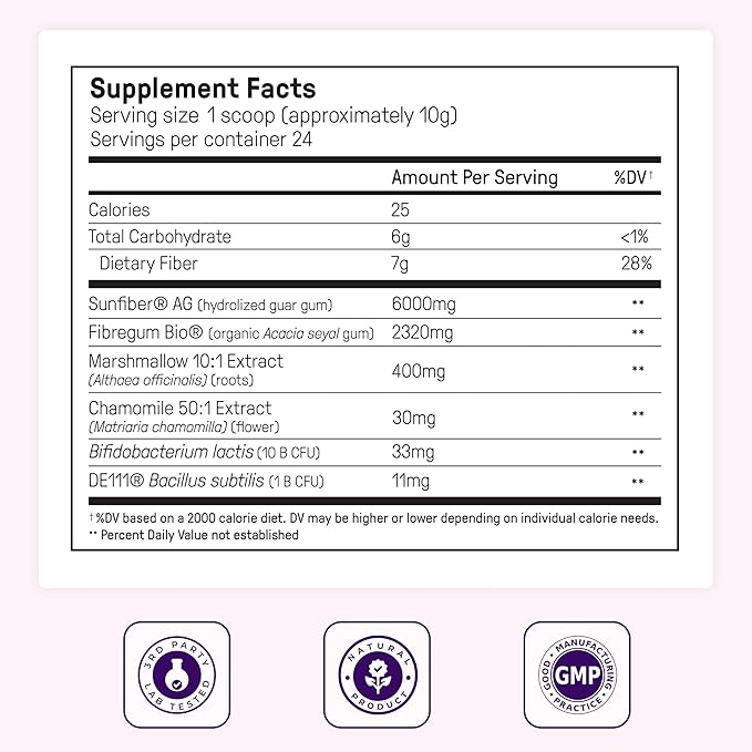Happy Mammoth Complete Belly Reset Digestive Health Supplement Powder for Men &amp Women Supports Gut Health Reduces Bloating &amp Gas Promotes Bowel Regularity 24 Servings Vanilla Flavor