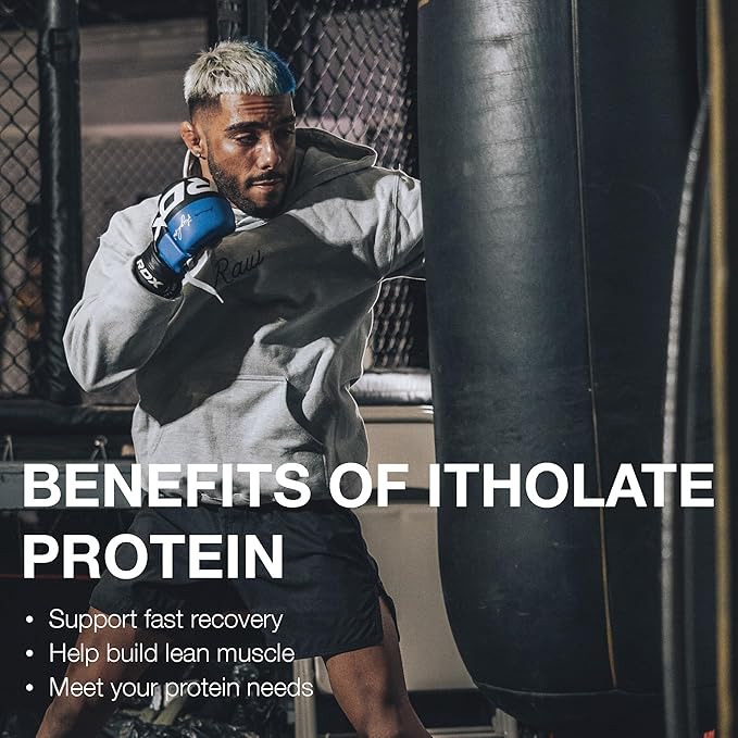 RAW Whey Isolate Protein Powder Chocolate Peanut Butter (CBUM Itholate) - 100% Grass-Fed Sports Nutrition Powder for Muscle Growth &amp Recovery - Low-Fat Low Carb Naturally Flavored - 25 Servings
