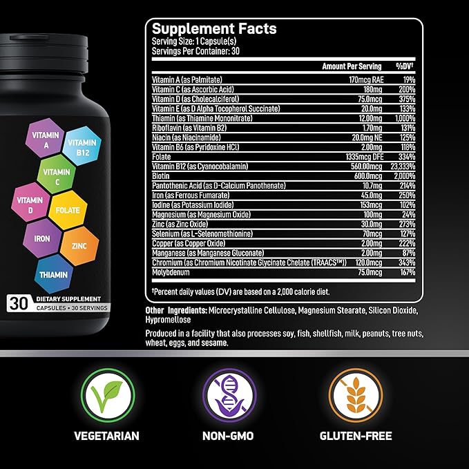 Thermogenic Multi Collagen Burn and Bariatric Multivitamin with Iron - General Wellness Bundle