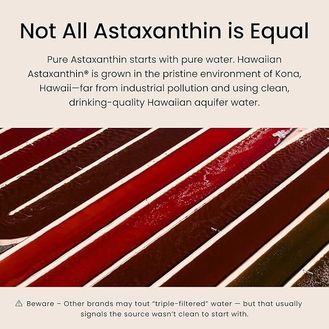 Nutrex Hawaii BioAstin Hawaiian Astaxanthin - 12mg 60 Gummies - Farm-Direct Premium Antioxidant Supplement to Support Eye Skin Joint &amp Immune System Health - Non-GMO &amp Gluten-Free