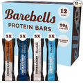 Barebells Protein Bars People's Choice Variety Pack – 12 Bars Nutritious Snacks with 20g of High Protein - Chocolate Treat with 1g of Total Sugars - Perfect on The Go Breakfast Bars