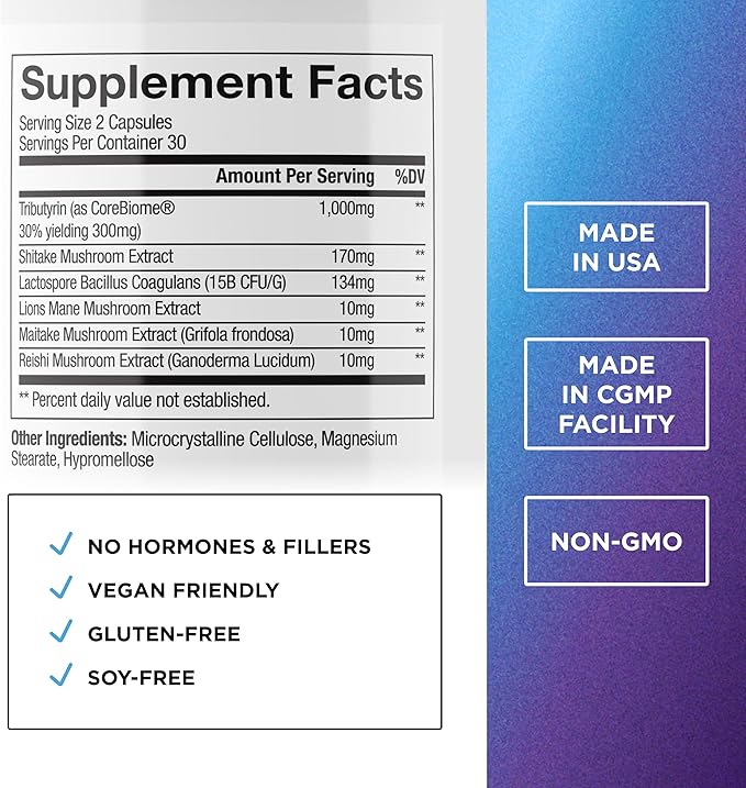 DR. EMIL NUTRITION Total Gut Health Complex - Prebiotic + Probiotic + Postbiotic Gut Health Supplements for Women and Men - Probiotics for Digestive Health &amp Gut Health 120 Capsules
