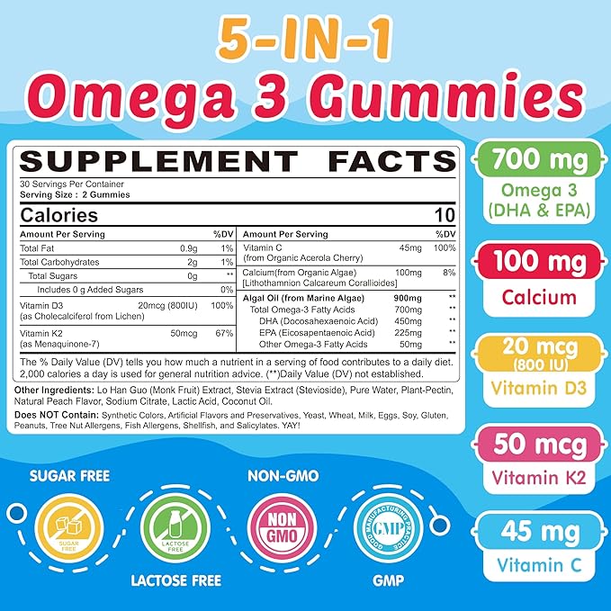 Probiotics Gummies + Kids Omega 3 Gummies