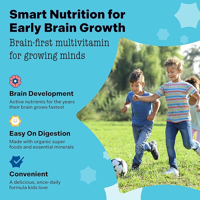 Best Nest Wellness - Mama Bird - Kids Multi+ Liquid Vitamins (31 Servings) Tropical Flavor - Active Methylated Vitamins Kids Multivitamin - Organic Superfoods Enzymes