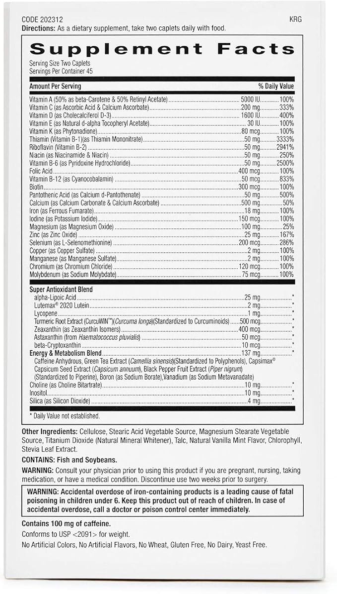 GNC Womens Ultra Mega Energy and Metabolism Multivitamin for Women 90 Count for Increased Energy Metablism and Calorie Burning