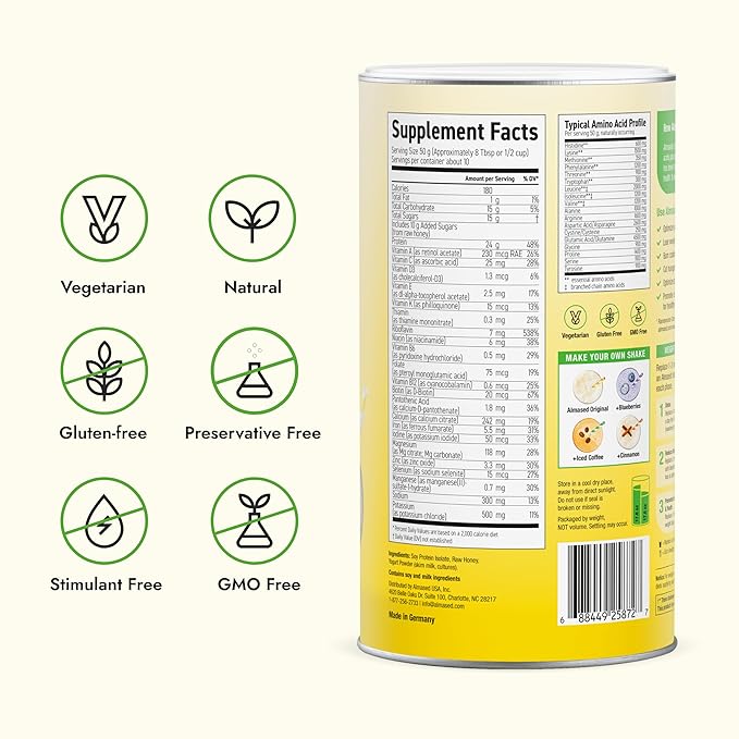 Almased Multi-Protein Powder 17.6 OZ (Pack of 2)