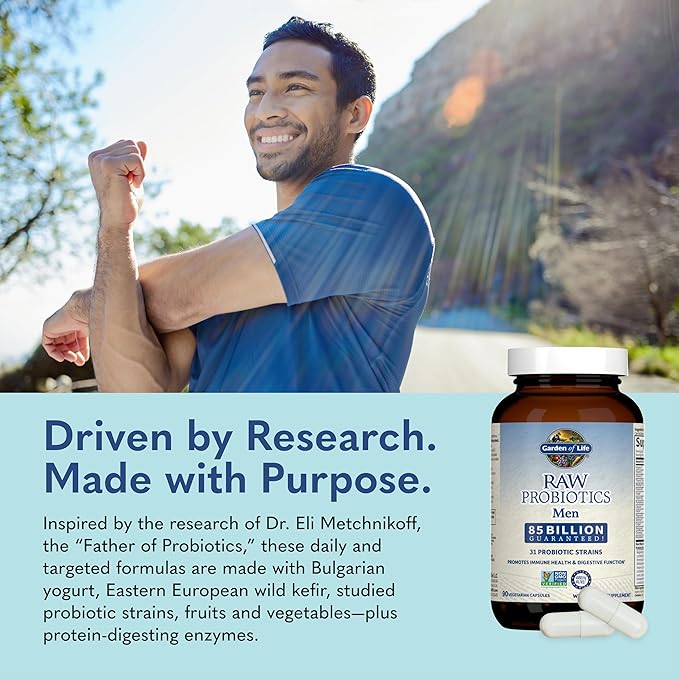 Garden of Life - RAW Probiotics Men - 90 Vegetarian Capsules