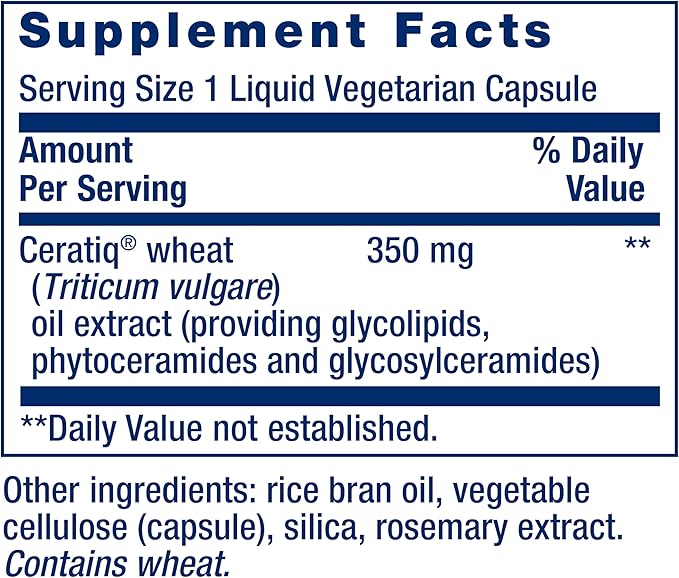 Life Extension NAD+ Cell Regenerator Resveratrol Elite Ceramides for Skin Hydration Fine Lines 30 Capsules