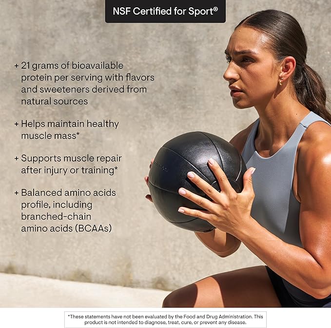THORNE - Whey Protein Isolate - Balanced Amino Acids Profile with BCAAs - 21 Grams of Easy to Digest Whey Protein Powder - NSF Certified for Sport - Vanilla - Gluten &amp Soy-Free - 14 Packets