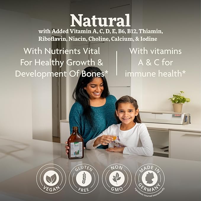 Floradix Kinder Love Children's Multivitamin - Herbal Supplement - Liquid Multivitamin Kids Iron and Herbs 8.5 Fl Oz - Bundle (Pack of 2)