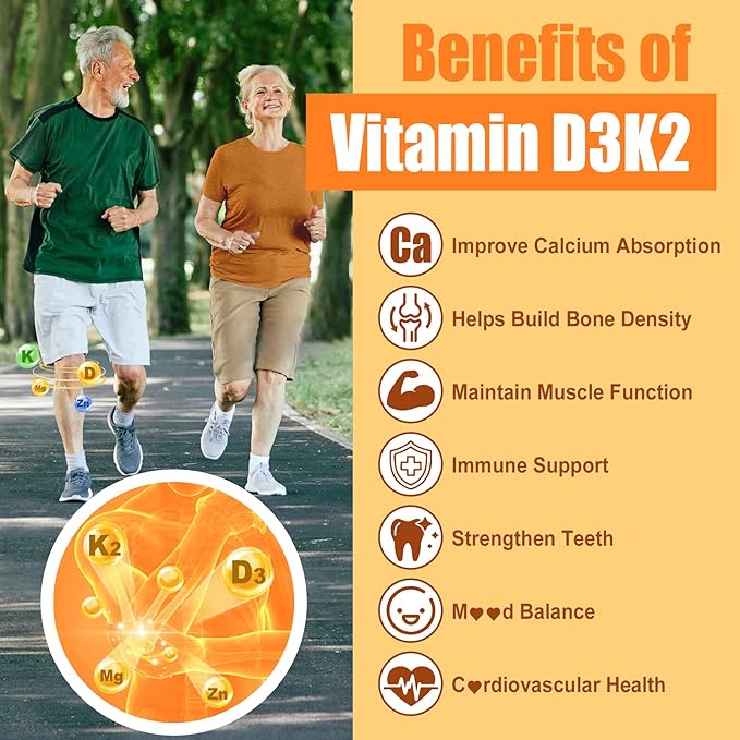 Vitamin D3 K2 + L Arginine Gummies