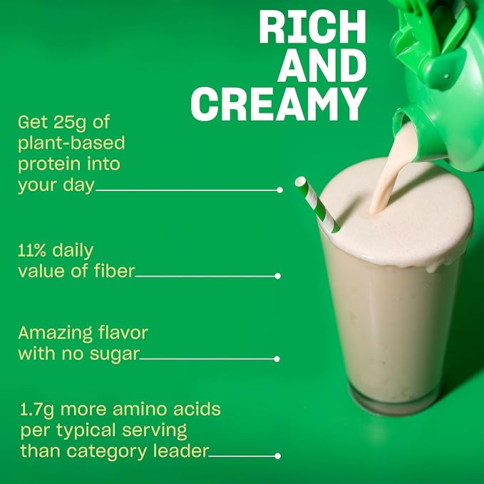 Vega Protein and Greens Protein Powder Chocolate &amp Original Protein Powder Creamy Vanilla Plant Based Protein Drink Mix for Water Milk and Smoothies 32.5 oz