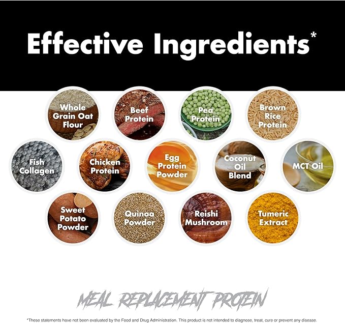 Anabolic Warfare Meal Replacement Protein Whole Food Meal Replacement Protein Shake Blueberry Crumb Cake 25 Servings