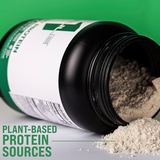 Rule 1 Plant Protein - Vegan Gluten-Free Dairy Free &amp Soy Free Protein Powder with 20g Protein per Serving (20 Servings Dark Chocolate)