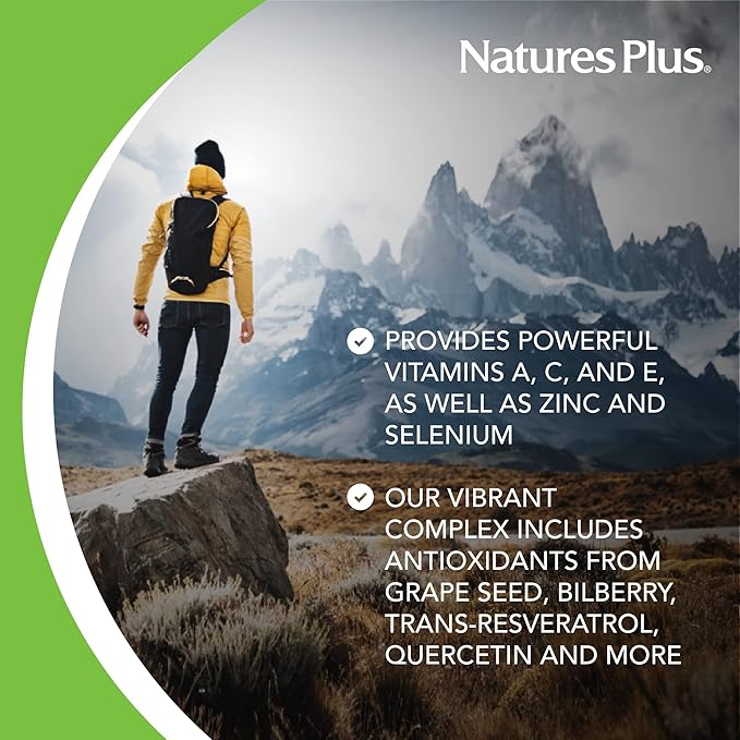 NaturesPlus AgeLoss Eye Support - 60 Capsules - with Lutein Astaxanthin &amp Zeaxanthin - Vegetarian Gluten Free - 30 Servings